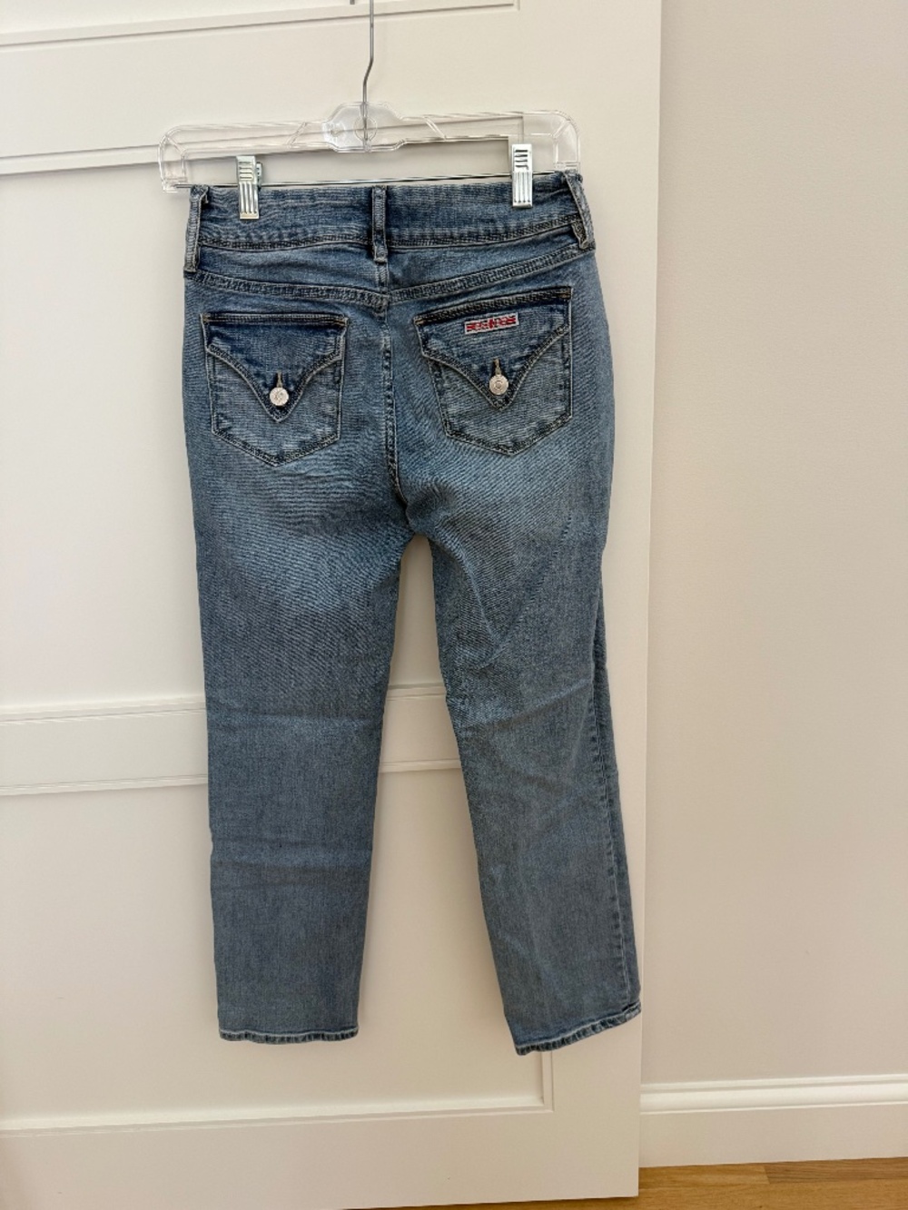 HUDSON Jeans Womens 2 Straight Leg Flap Pocket denim